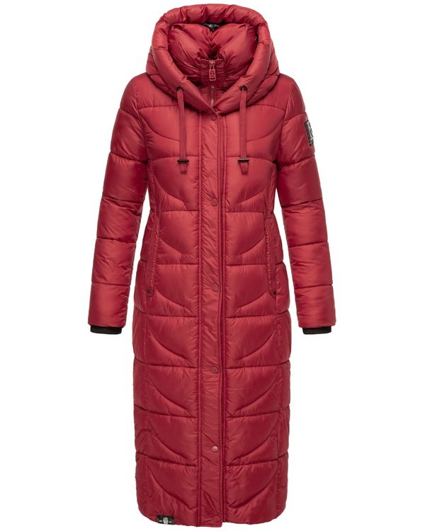 NAVAHOO NAVAHOO Zimski kaput 'Waffelchen'  crvena