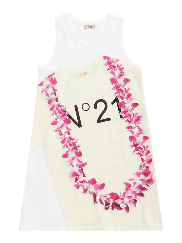 N°21 N°21 Haljina  pastelno žuta / roza / crna / bijela