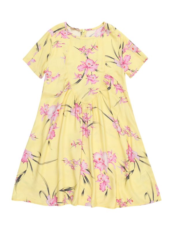 N°21 N°21 Haljina  žuta / tamno zelena / roza