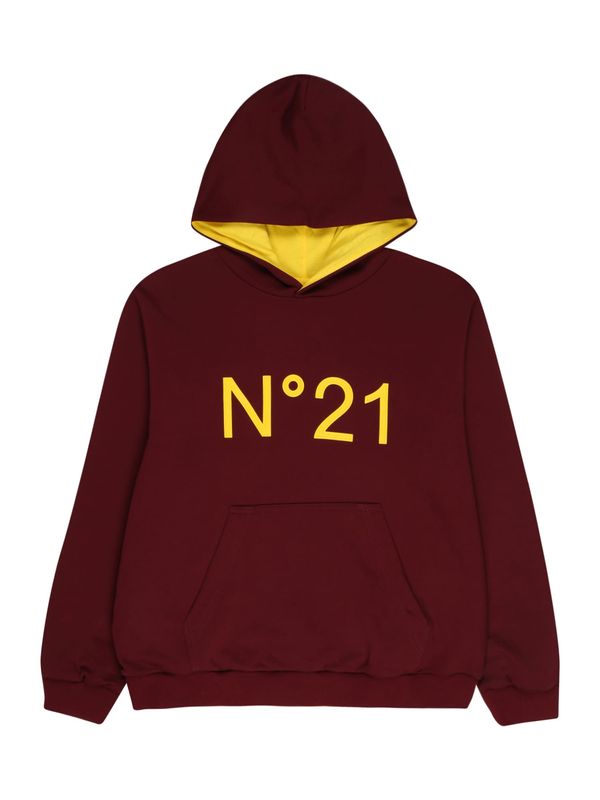 N°21 N°21 Sweater majica  šafran / burgund