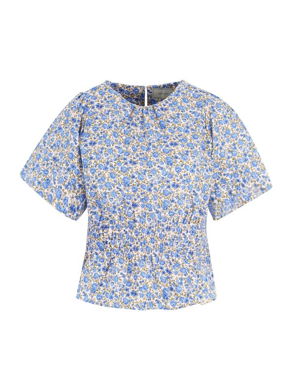 Neo Noir Neo Noir Bluza 'Scotty'  bež / plava / svijetloplava / kaki