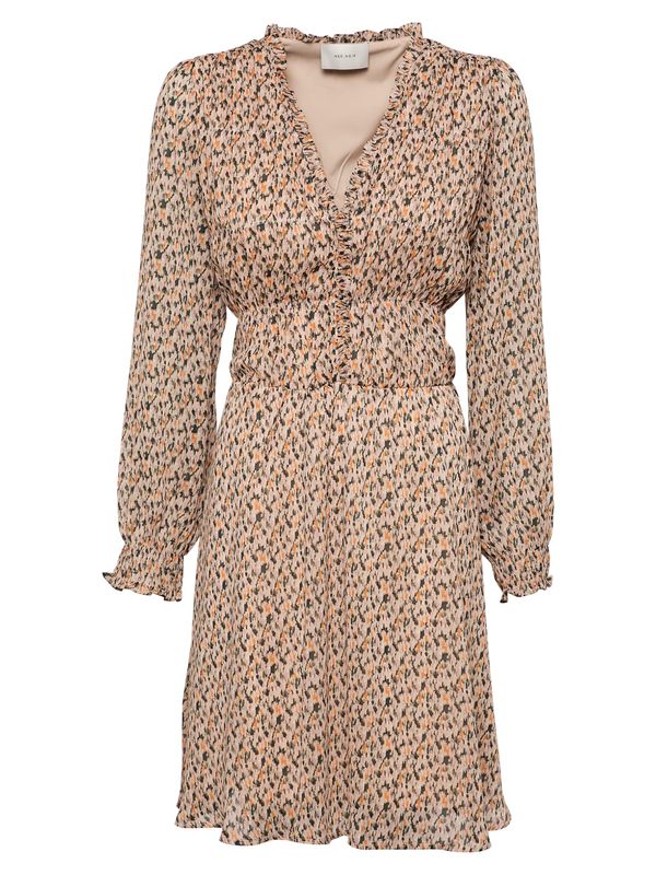 Neo Noir Neo Noir Haljina  bež / siva / narančasta / crna