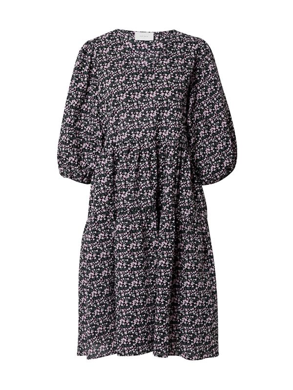 Neo Noir Neo Noir Haljina  tamno zelena / roza / crna / bijela