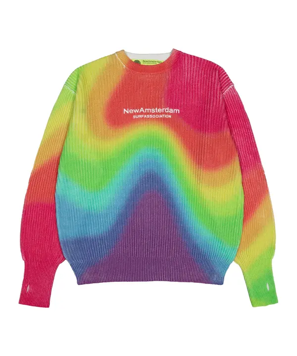 New Amsterdam Surf Association New Amsterdam Surf Association Pulover  zelena / ljubičasta / roza / crvena