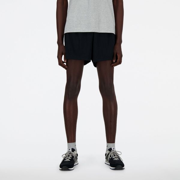 new balance new balance Hlače 'Essentials'  crna / bijela