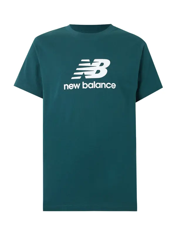 new balance new balance Majica  petrol / bijela