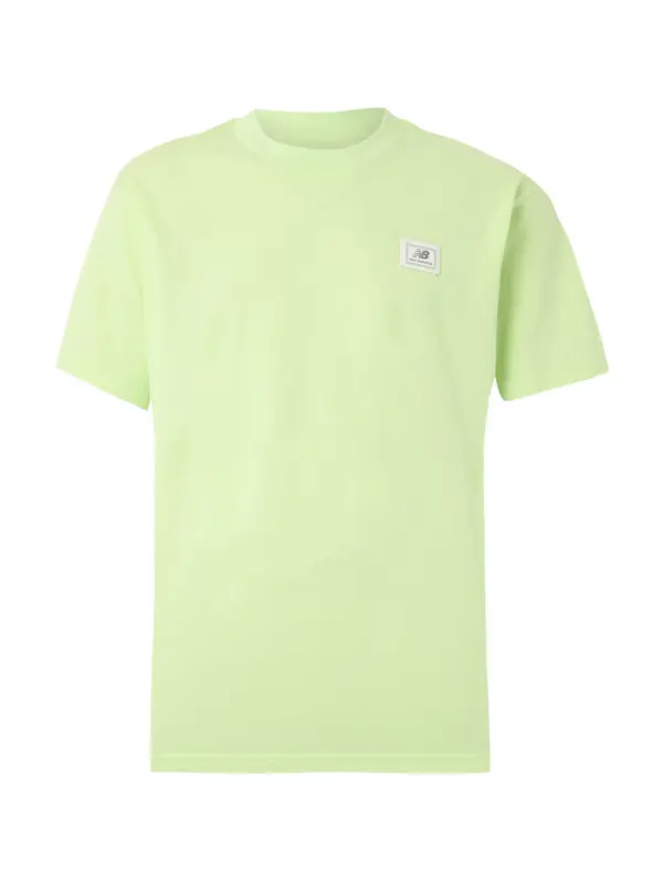 new balance new balance Majica  svijetlosiva / svijetlozelena