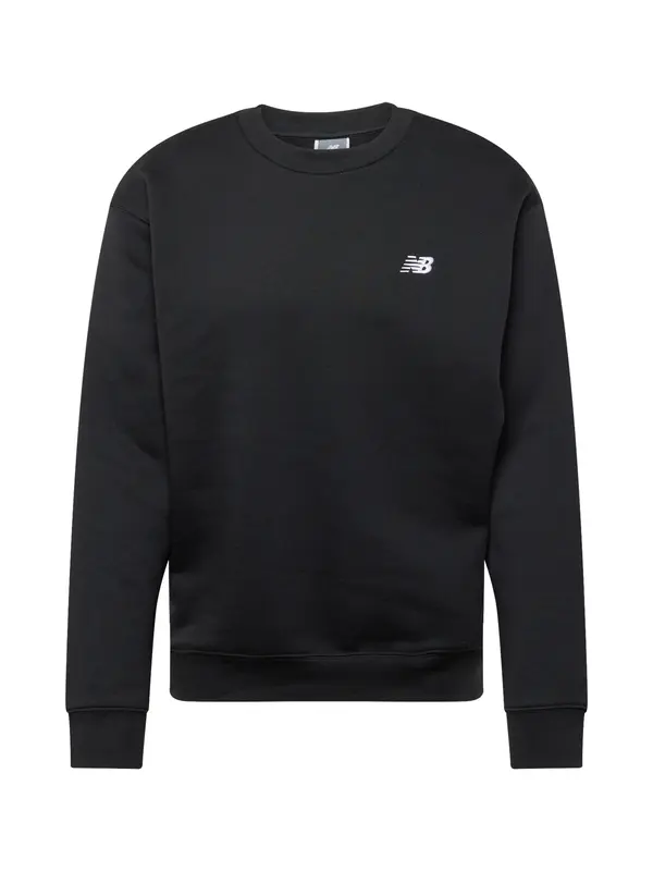 new balance new balance Sweater majica  crna / bijela