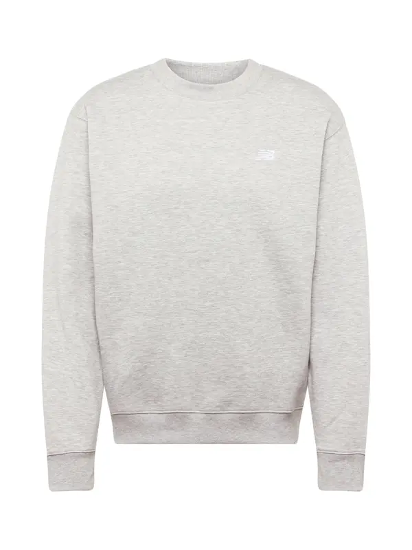 new balance new balance Sweater majica  siva / bijela