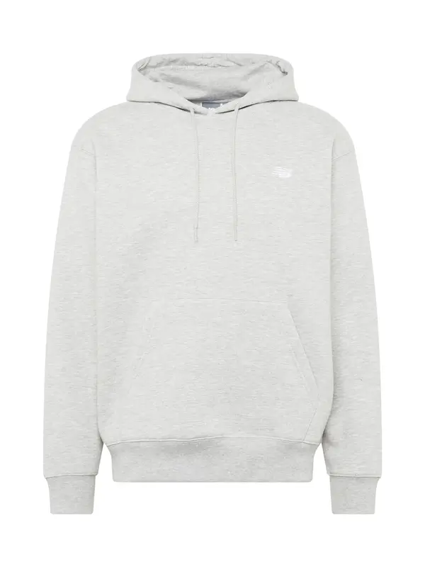 new balance new balance Sweater majica 'Sport Essentials'  siva melange / bijela