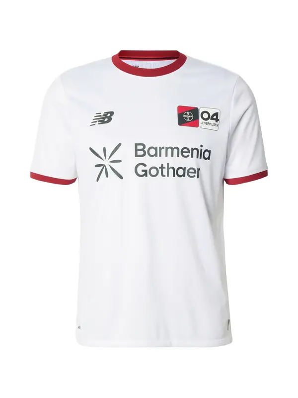 new balance new balance Tehnička sportska majica 'Bayer 04 Fourth'  crvena / crna / bijela