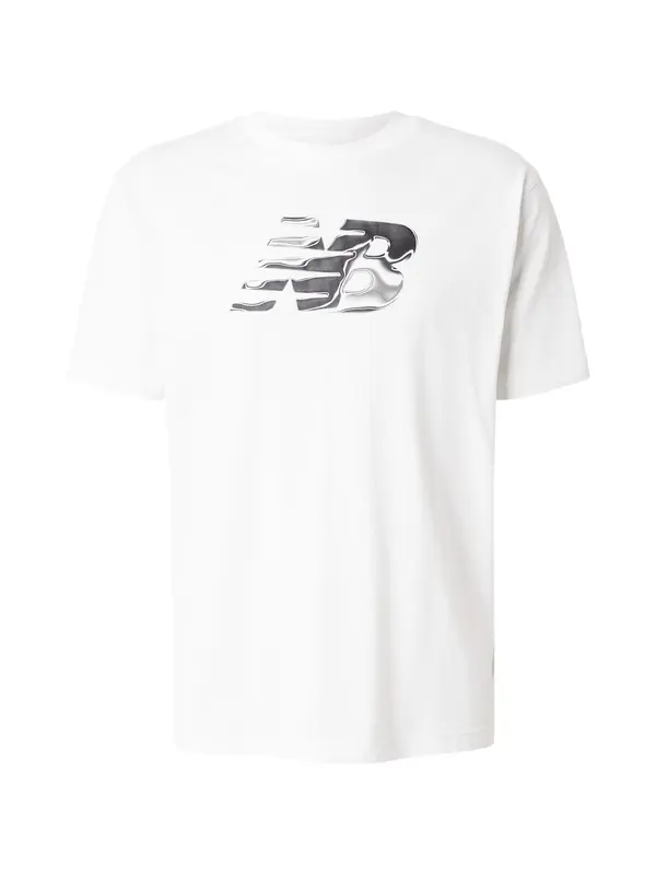new balance new balance Tehnička sportska majica  siva / antracit siva / bijela
