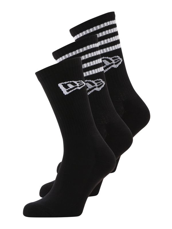 NEW ERA NEW ERA Čarape  crna / bijela