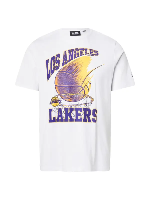 NEW ERA NEW ERA Majica 'NBA LOSLAK'  žuta / ljubičasta / bijela