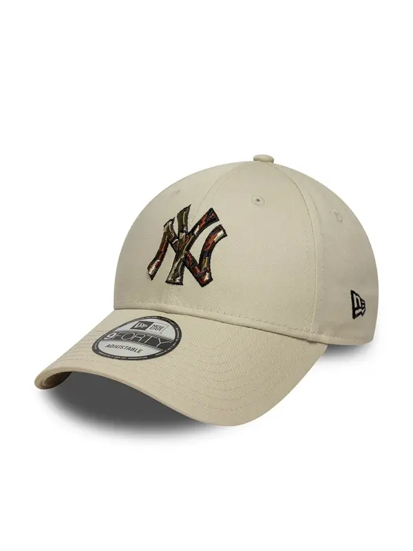 NEW ERA NEW ERA Sportska šilterica '9FORTY New York Yankees MLB Outline'  bež