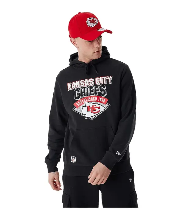 NEW ERA NEW ERA Sweater majica  krvavo crvena / crna / bijela