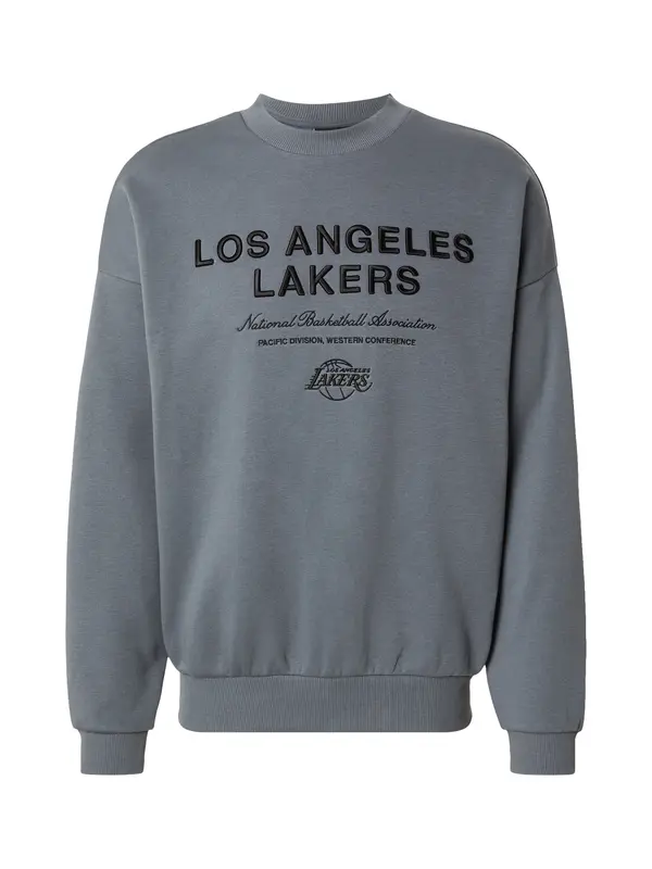 NEW ERA NEW ERA Sweater majica 'NBA LOSLAK'  siva