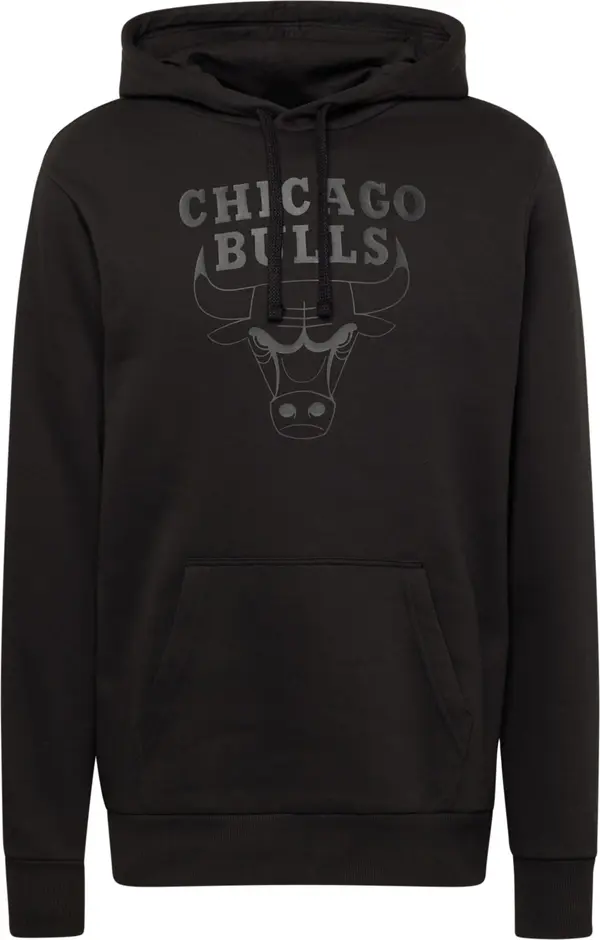 NEW ERA NEW ERA Sweater majica 'NBA'  tamo siva / crna