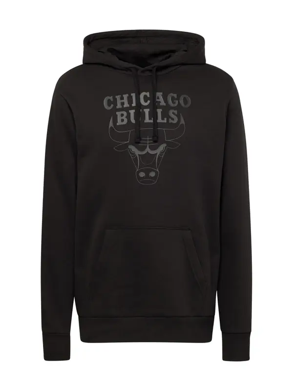 NEW ERA NEW ERA Sweater majica 'NBA'  tamo siva / crna