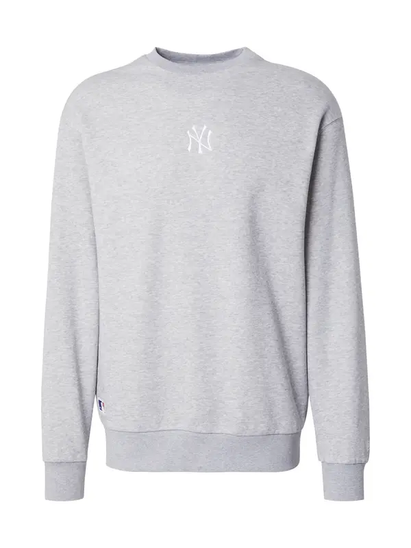 NEW ERA NEW ERA Sweater majica 'NEYYAN'  siva melange / bijela
