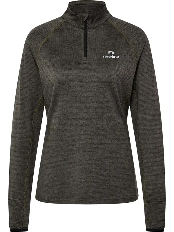 Newline Newline Sportska sweater majica 'Pace'  antracit siva / svijetlosiva