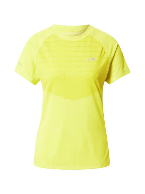 Newline Newline Tehnička sportska majica 'LAKELAND'  žuta / limeta zelena / svijetlosiva