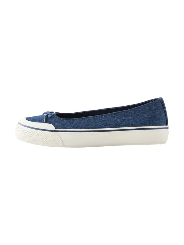 Next Next Balerinke 'Forever Comfort'  plavi traper / bijela