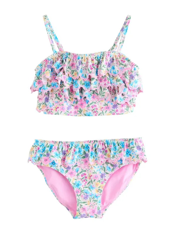 Next Next Bikini  boja pijeska / svijetloplava / smaragdno zelena / svijetloroza