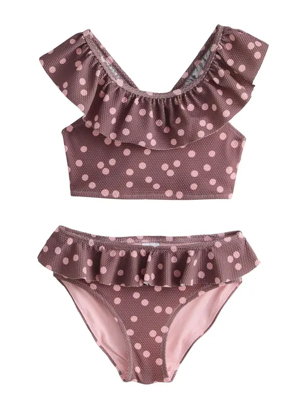 Next Next Bikini  čokolada / roza
