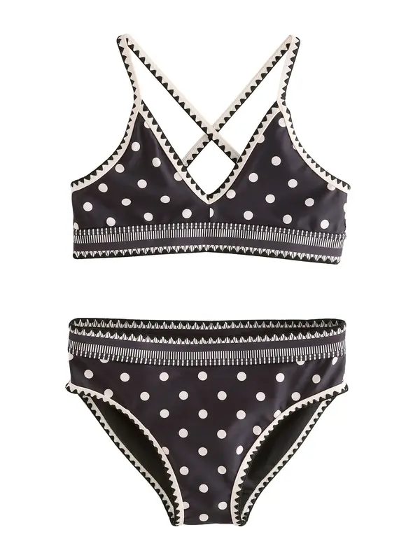 Next Next Bikini  crna / prljavo bijela