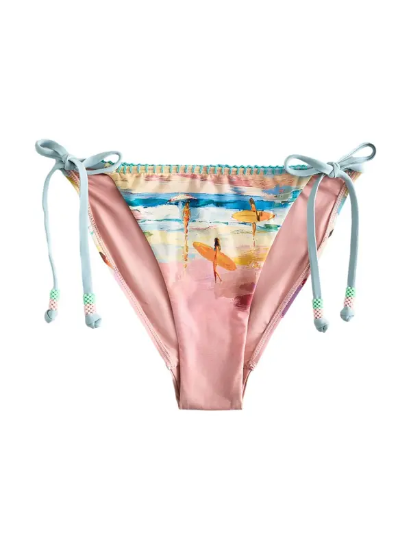 Next Next Bikini donji dio  azur / svijetložuta / narančasta / losos