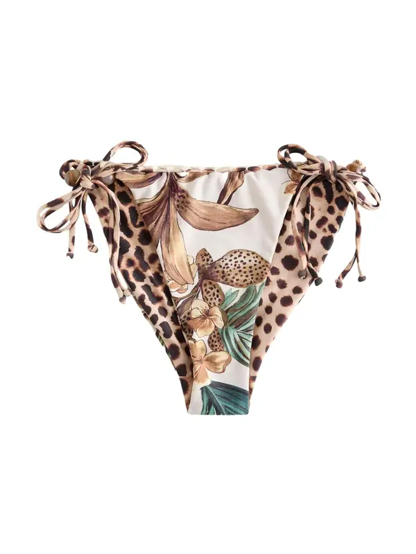 Next Next Bikini donji dio  boja pijeska / boja devine dlake (camel) / smaragdno zelena / crna