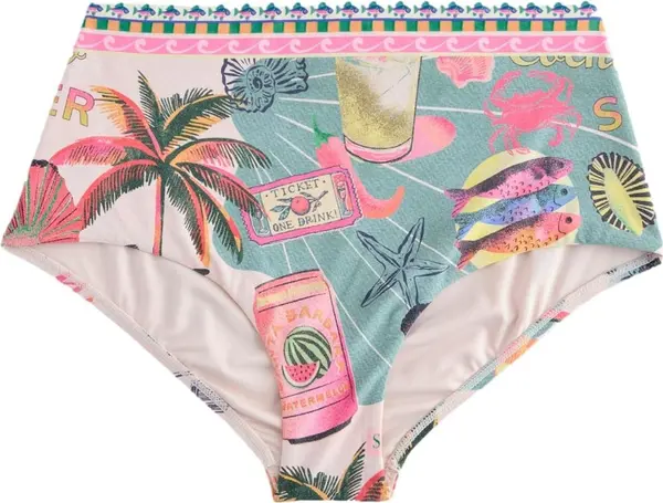 Next Next Bikini donji dio  boja pijeska / svijetloplava / svijetlosmeđa / svijetloroza