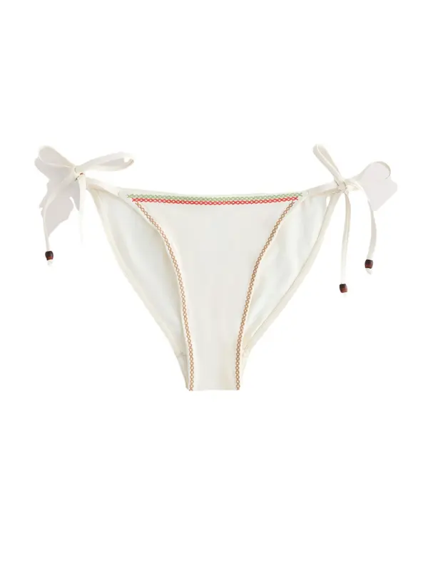 Next Next Bikini donji dio  boja slonovače / kivi zelena / crvena