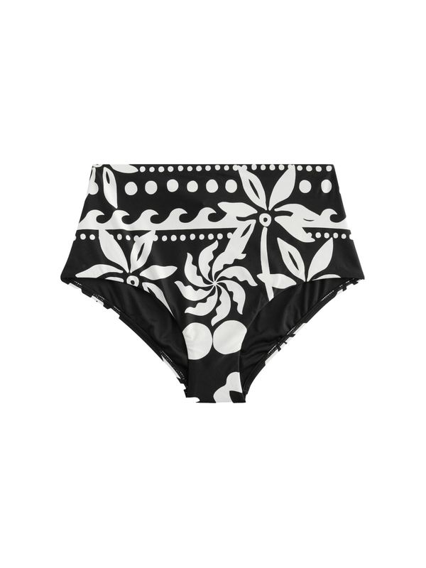 Next Next Bikini donji dio  crna / bijela