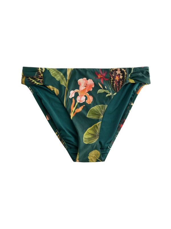 Next Next Bikini donji dio  kaki / tamno zelena / svijetlonarančasta / tamno crvena