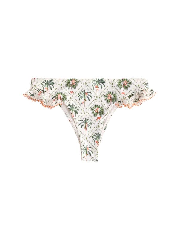 Next Next Bikini donji dio  kraljevski zelena / losos / bijela