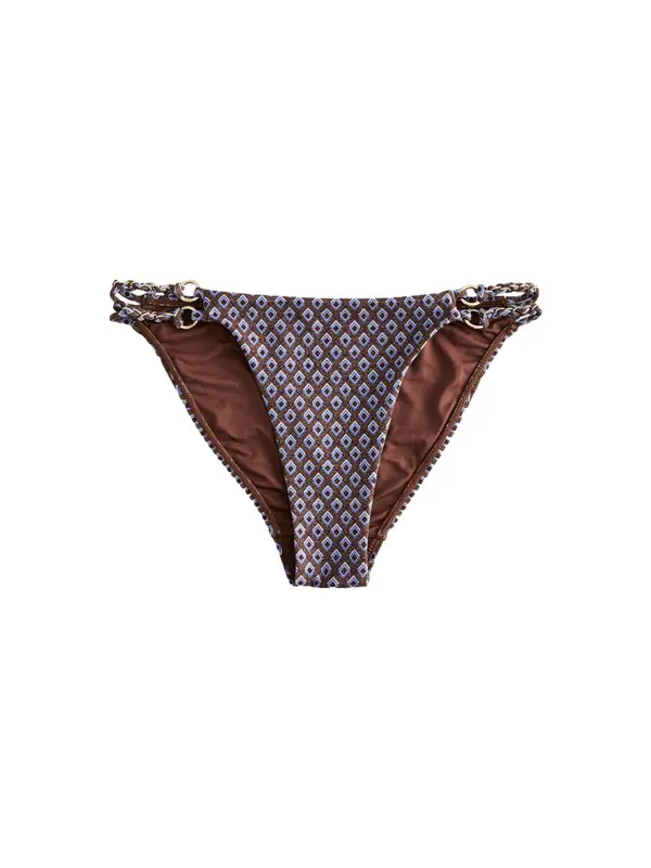 Next Next Bikini donji dio  kraljevsko plava / čokolada / bijela
