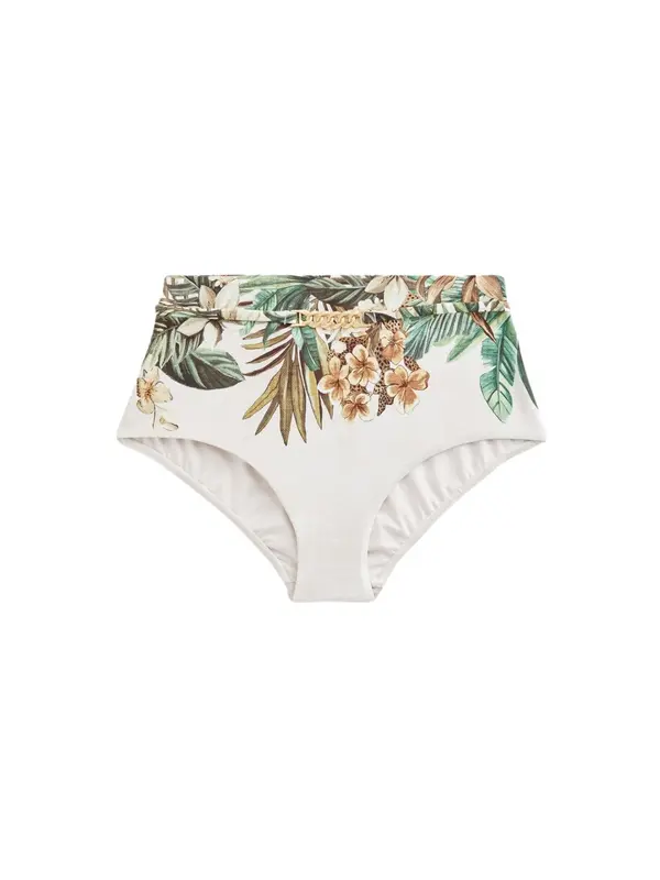 Next Next Bikini donji dio  smeđa / zelena / bijela