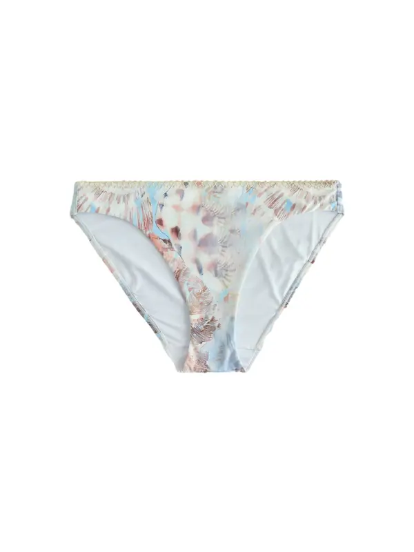 Next Next Bikini donji dio  svijetloplava / smeđa / sivkasto ljubičasta (mauve) / bijela