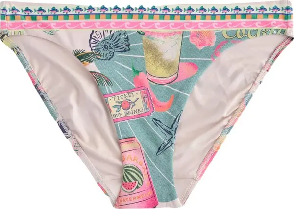Next Next Bikini donji dio  tamno plava / narančasto žuta / menta / roza