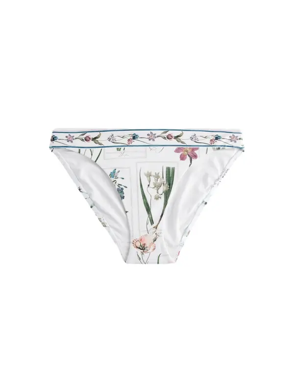 Next Next Bikini donji dio  tamno zelena / lila / roza / bijela