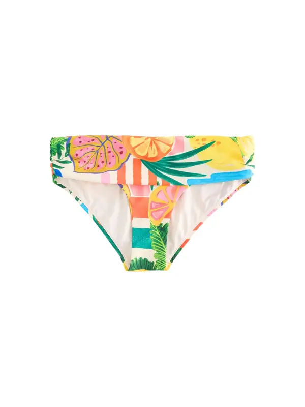 Next Next Bikini donji dio  tirkiz / ciglasto crvena / roza / prljavo bijela