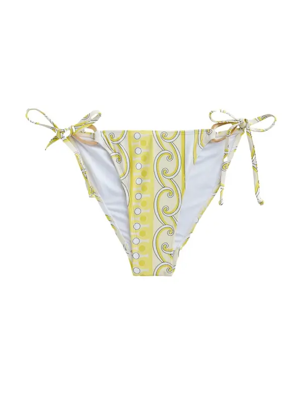 Next Next Bikini donji dio  žuta / crna / bijela