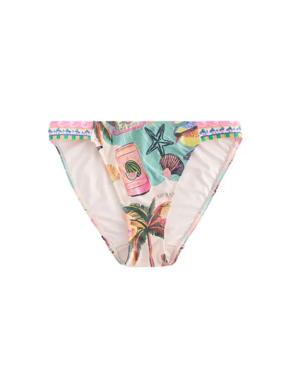 Next Next Bikini donji dio  žuta / smaragdno zelena / roza / rosé