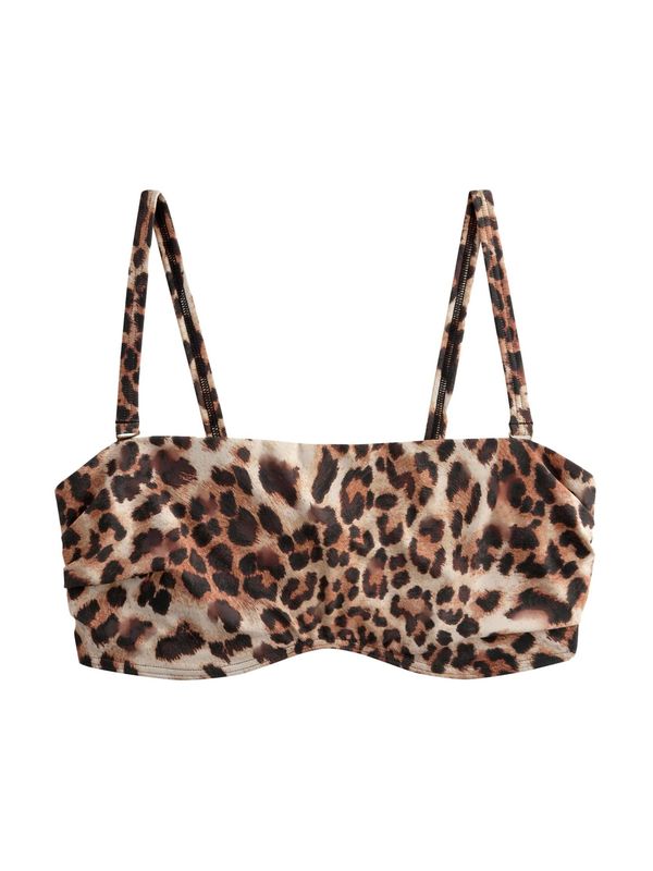 Next Next Bikini gornji dio  bež / smeđa / crna