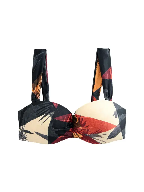 Next Next Bikini gornji dio  boja pijeska / antracit siva / grafit siva / hrđavo crvena
