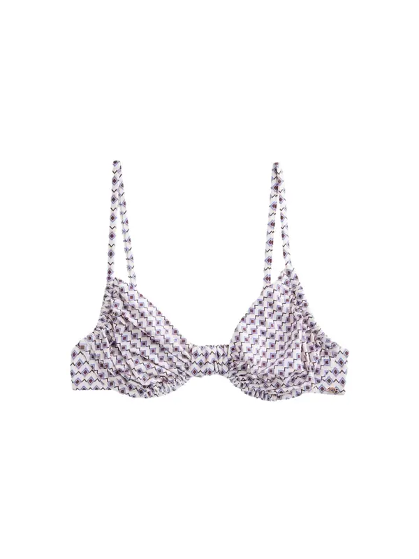 Next Next Bikini gornji dio  boja pijeska / kraljevsko plava / patlidžan / pastelno roza