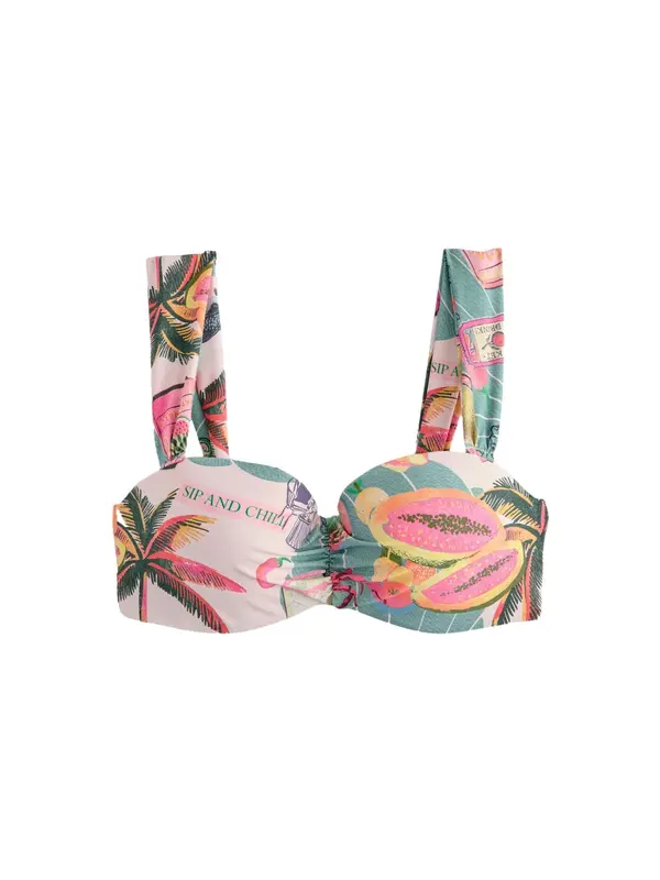 Next Next Bikini gornji dio  kraljevski zelena / miks boja