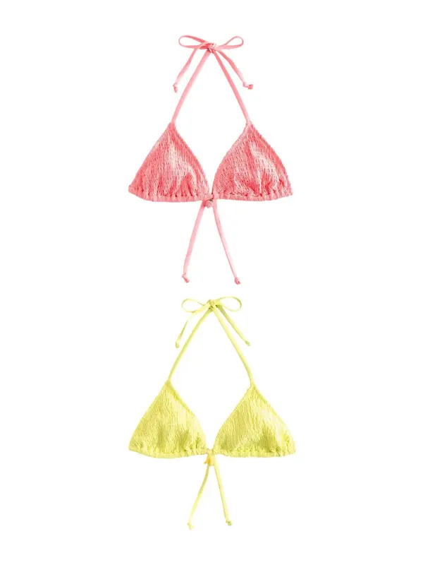 Next Next Bikini gornji dio  limeta zelena / ružičasta
